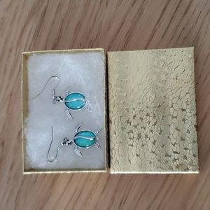 New turtle earrings
